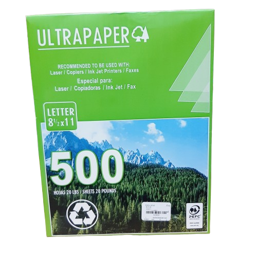 Papel Bond Blanco 20 libras  81/2 x 11 (copia)