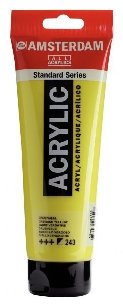 Standard Series Acrylic Tube 250 ml Greenish yellow 243