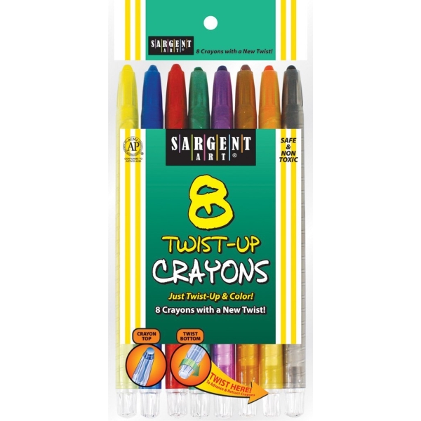 Crayon 8 Colores Twist-up