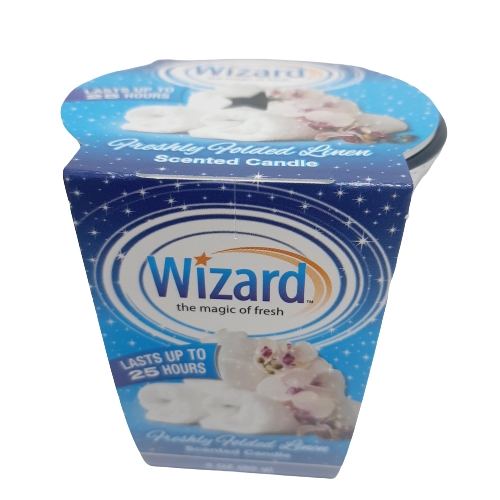 Vela Lino Fresco En Vaso Wizard 3 Oz