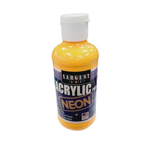 Pintura Acrilica Neon Amarilla 237 ml