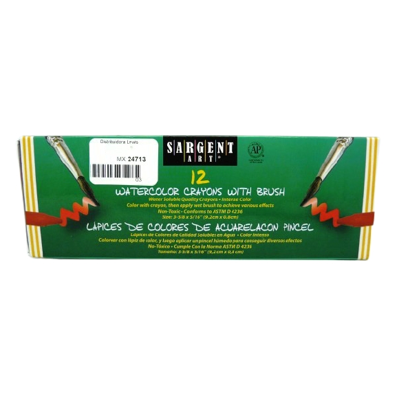 Crayon Acuarela 12 colores