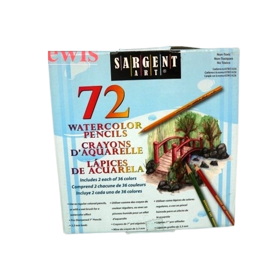 Lapices Acuarela Caja 72 Colores