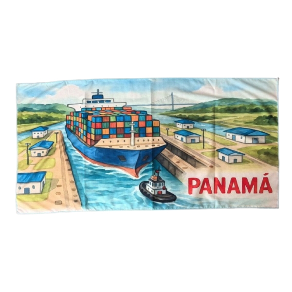 Toalla Panamá Canal Esclusas