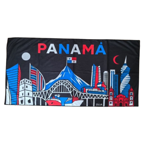 Toalla Panamá Ciudad Tricolor