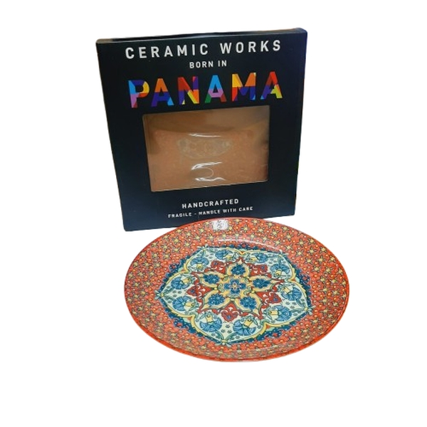Plato Panama Rojo