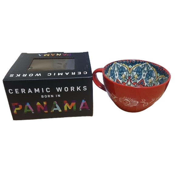 Taza Panama Rojo
