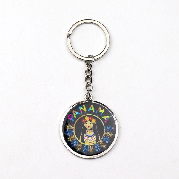 Llavero Mujer Embera Panama