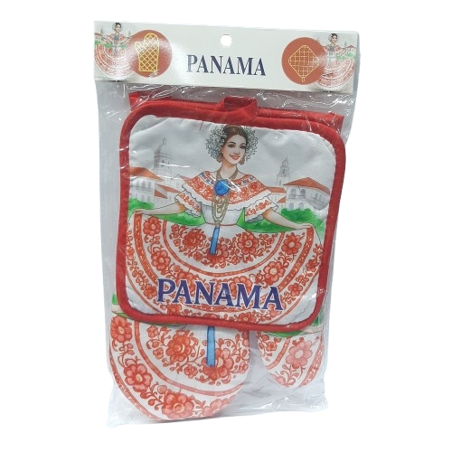 Guante Set Pollera Panama