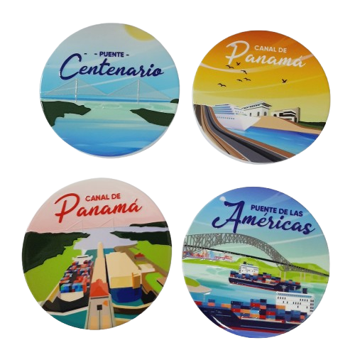 Porta Vasos Canal Panama Redondo