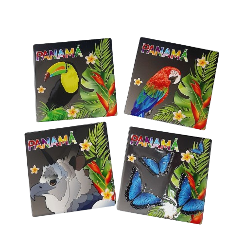 Porta Vasos Animales Panama Cuadrado