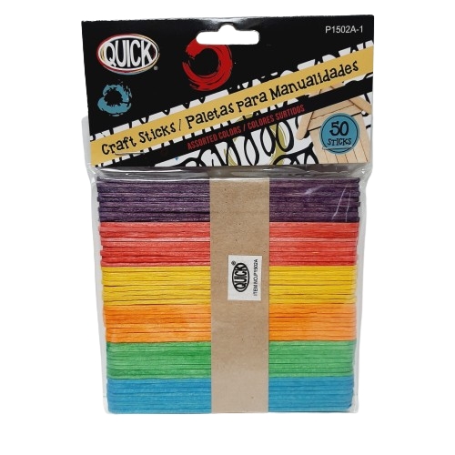 Palito Paleta Color Paquete 50
