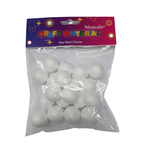 Bola Foam Paquete 16 25 mm