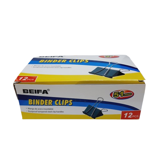 Binder Clip Caja de 12