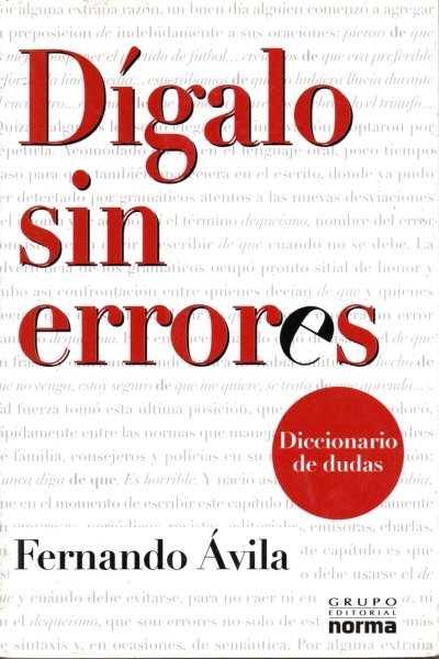 Dígalo sin errores