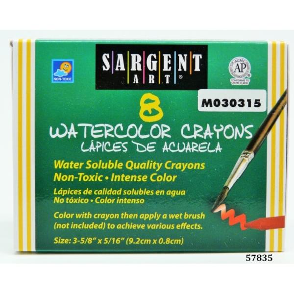 Crayon 8 Color Acuarela