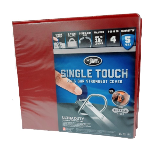 Portafolio 3" Rojo Vino "D"