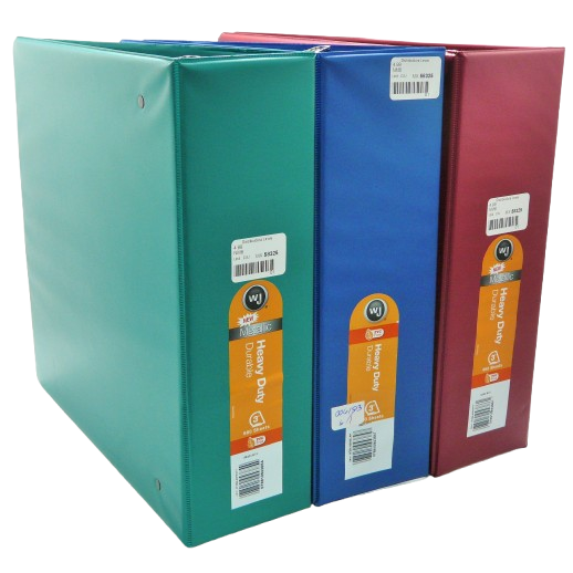 Portafolio 3" metálico c/u Surtido