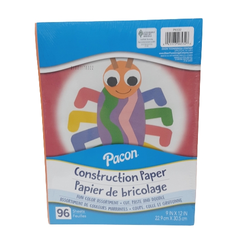 Papel Construccion Pqt.96 Hojas