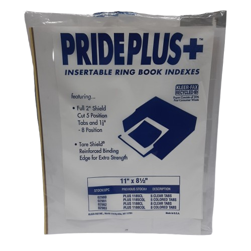 División para portafolio 5 hojas