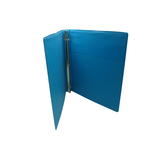 Portafolio 1" azul Turq.3aros