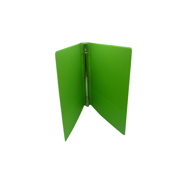 Portafolio 1" verde limon 3 aros