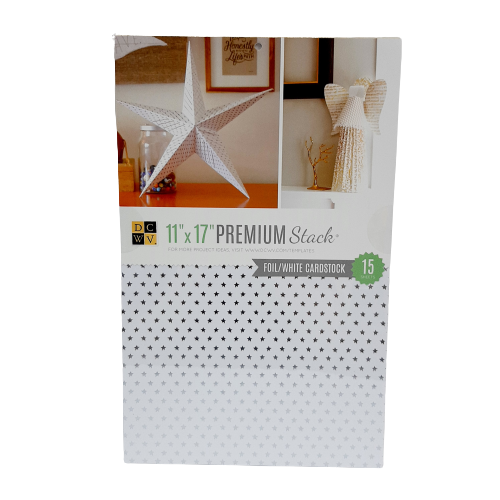 Pad Papel Manualidad Metalizado Surtido 11" x 17" Premium Stack -