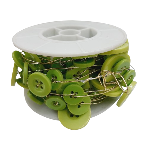 Alambre Boton Verde 5Mts.