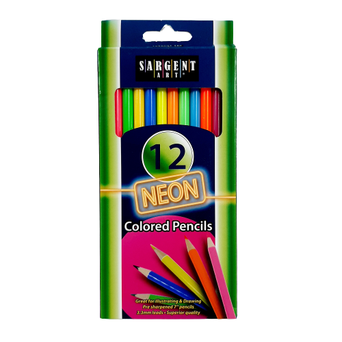 Lapiz 12 Color Neon