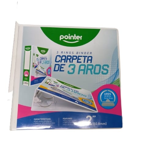 Portafolio 2" Blanco Aro 'O'