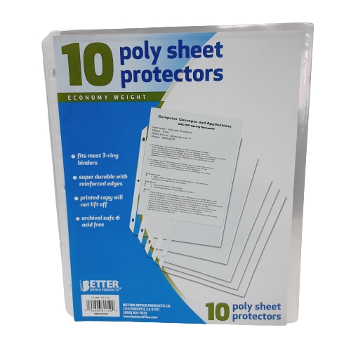 Protector Hoja Paquete 10