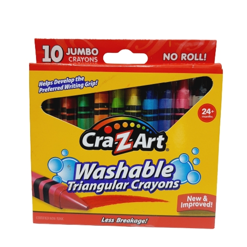 Crayones Lavable Cra-Z-Art Triangular 10 Colores
