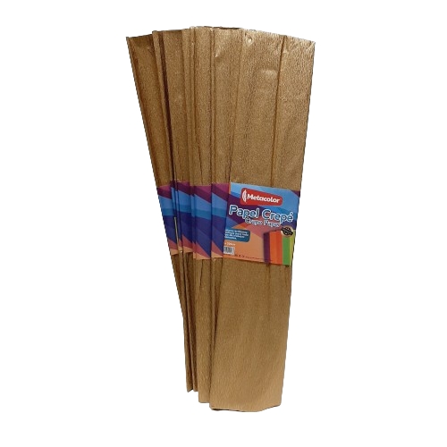 Papel Crespon Dorado C/U 80-38Dorado 50X200Cm