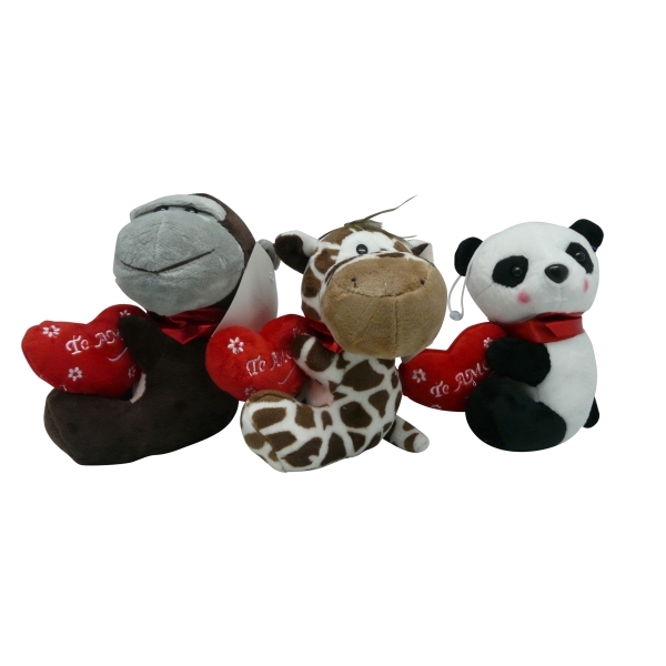 Peluche Animal Te Amo surtidos c/u