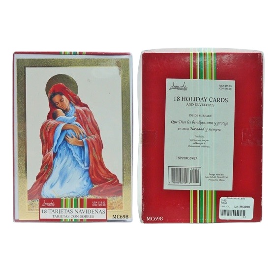 Tarjetas Navidad Caja Español