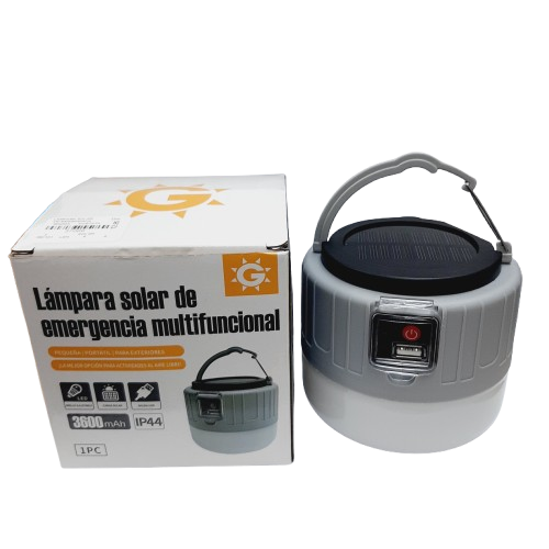 Lámpara Solar de Emergenca