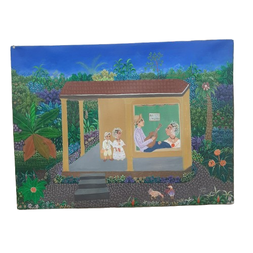 Lienzo Pintado Canto Mejorana 15 x 12